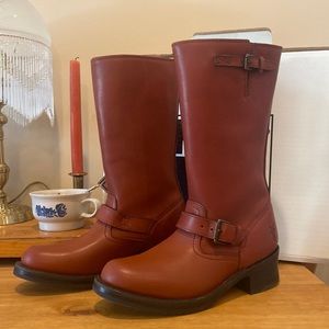 Frye Engineer 12RL Boots, Redwood  Sz -7.5